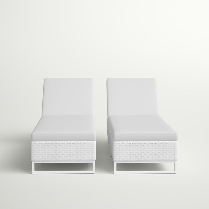 Sol 72 Outdoor™ Menifee All Weather Wicker Chaise Lounge Set Wayfair